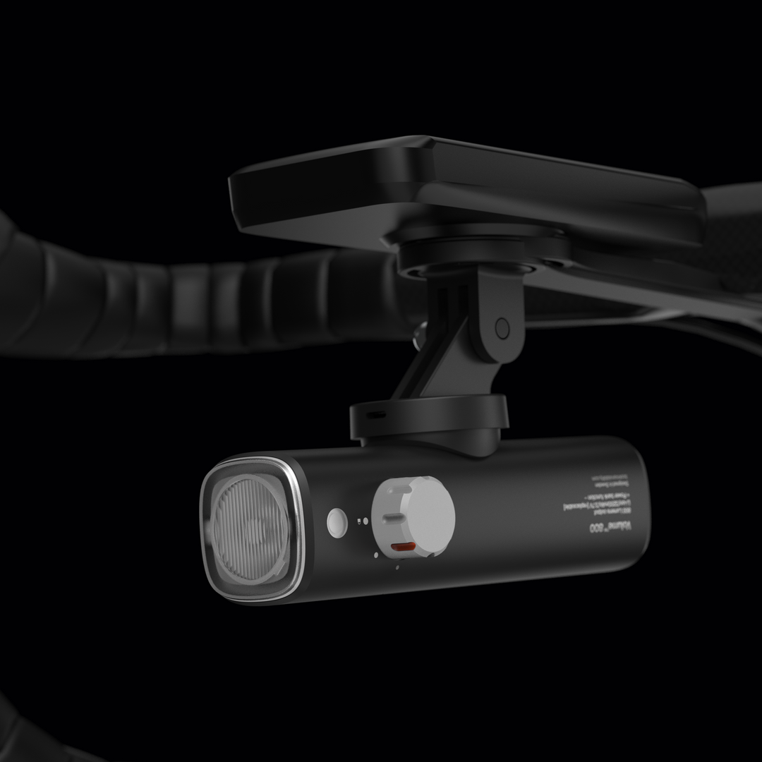 Volume bike light undermount garmin mount