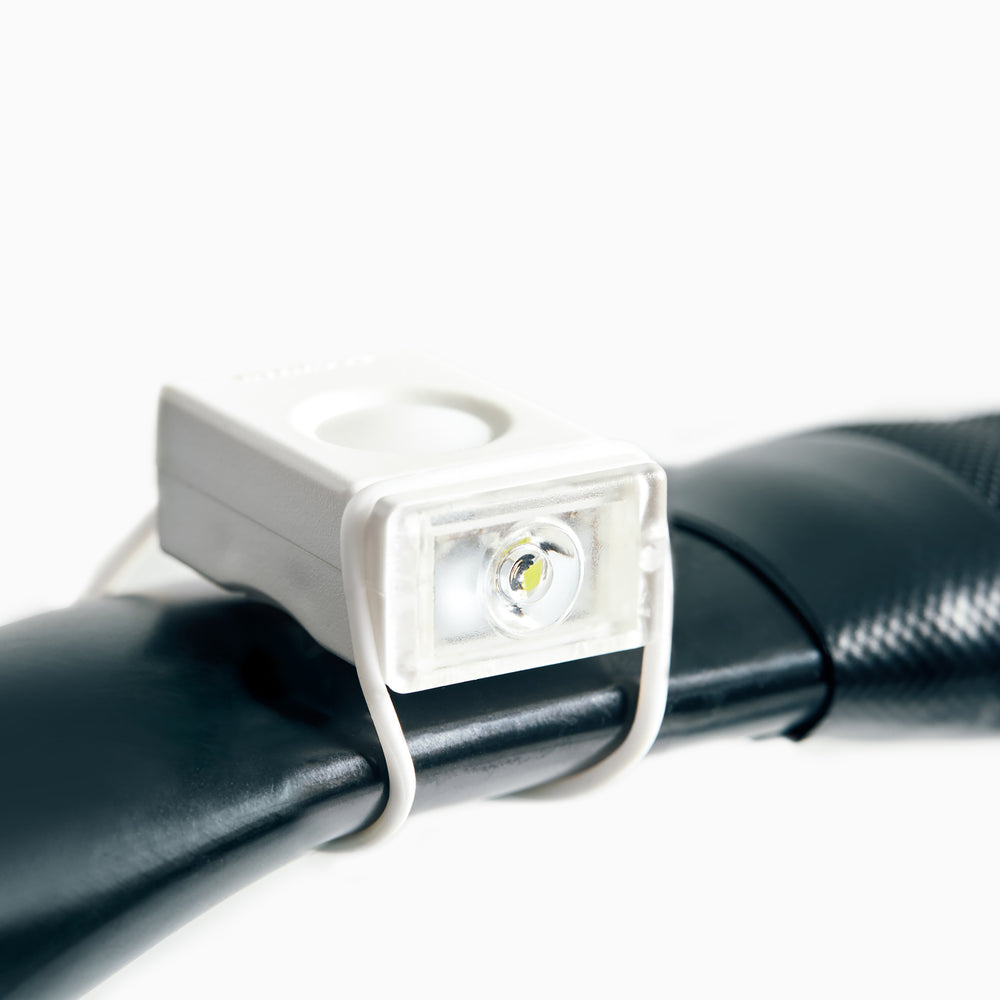 Block light front bicycle light on bike #color_white