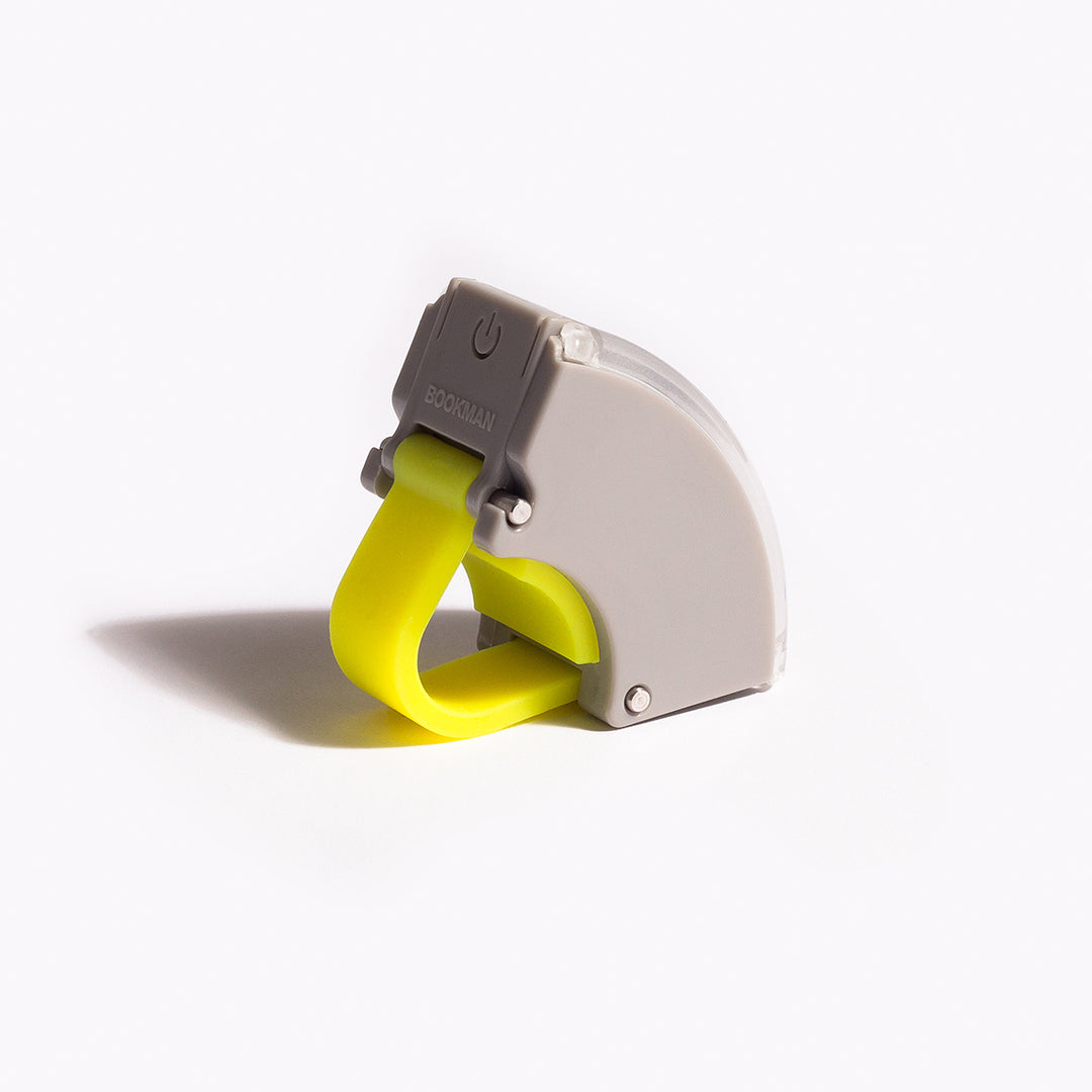 Curve front bicycle light in angle from side #color_grey