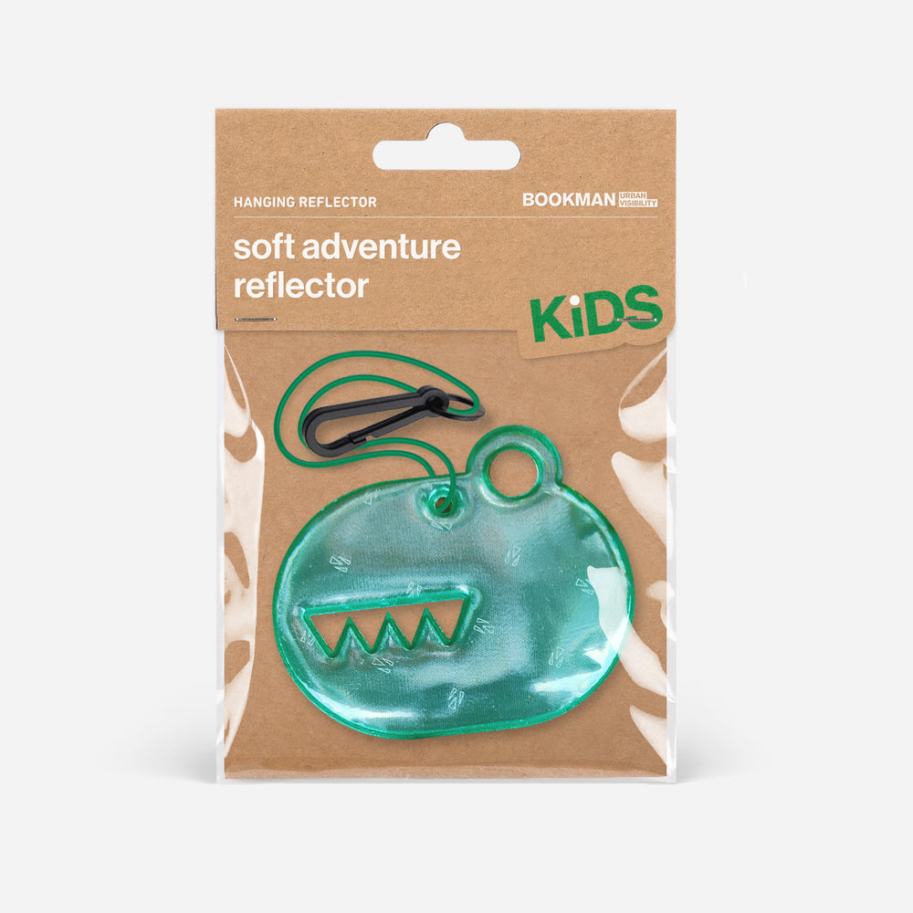 Hanging reflector dinosaur in packaging #color_dinosaur-green