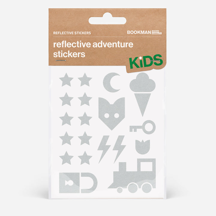 Reflective stickers kids in packaging #color_white