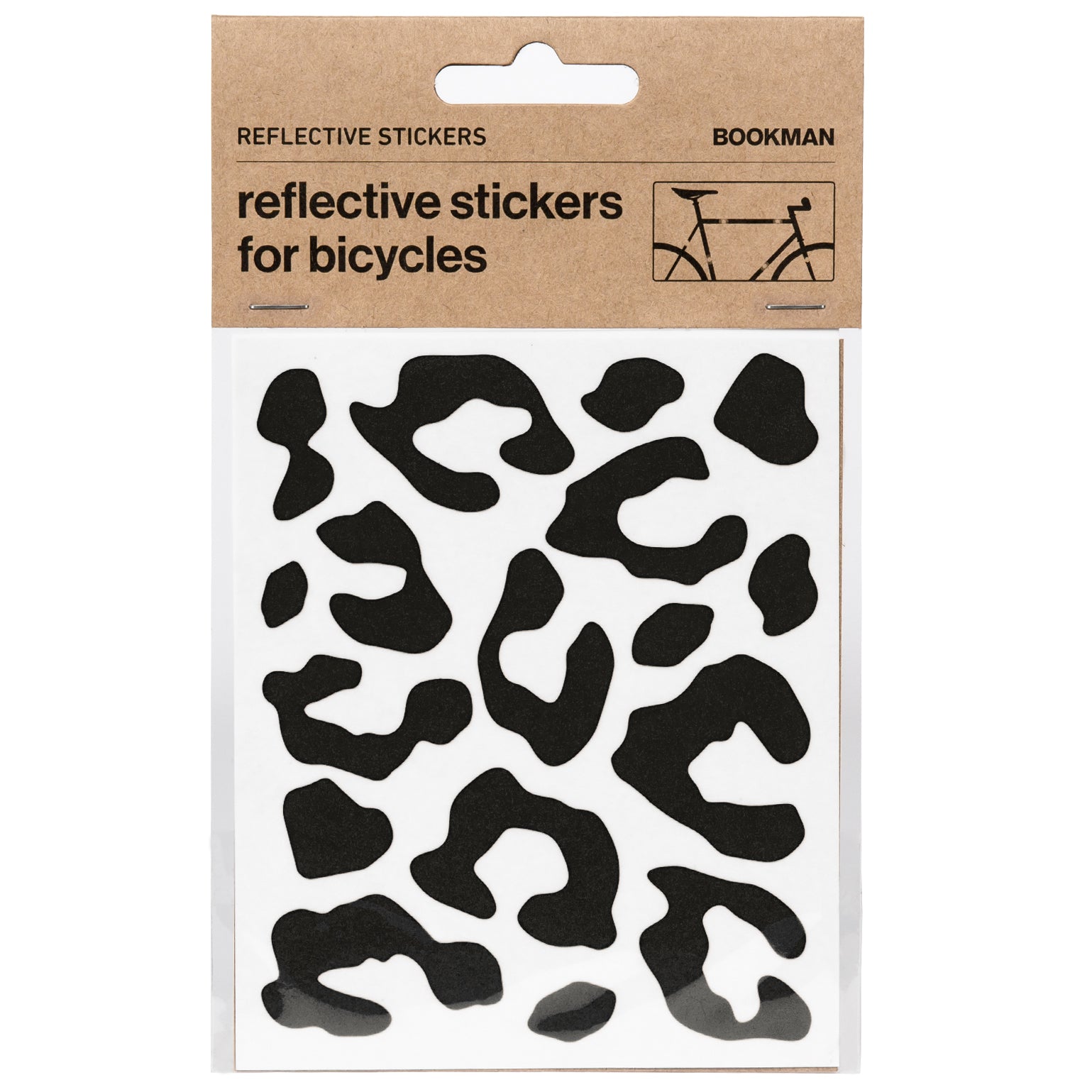 fahrradhelm leopardenmuster Bookman Visibility Reflective Stickers Leopard Yellow