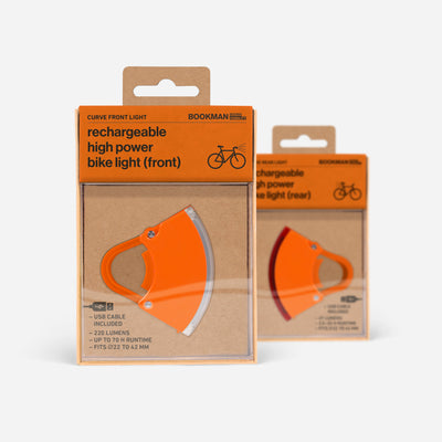 Curve bike light set in packaging #color_orange