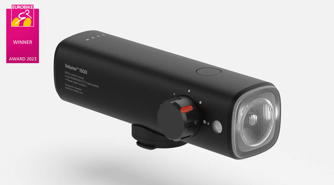 Volume™ 1500 bike light wins prestigious 2023 EUROBIKE AWARD