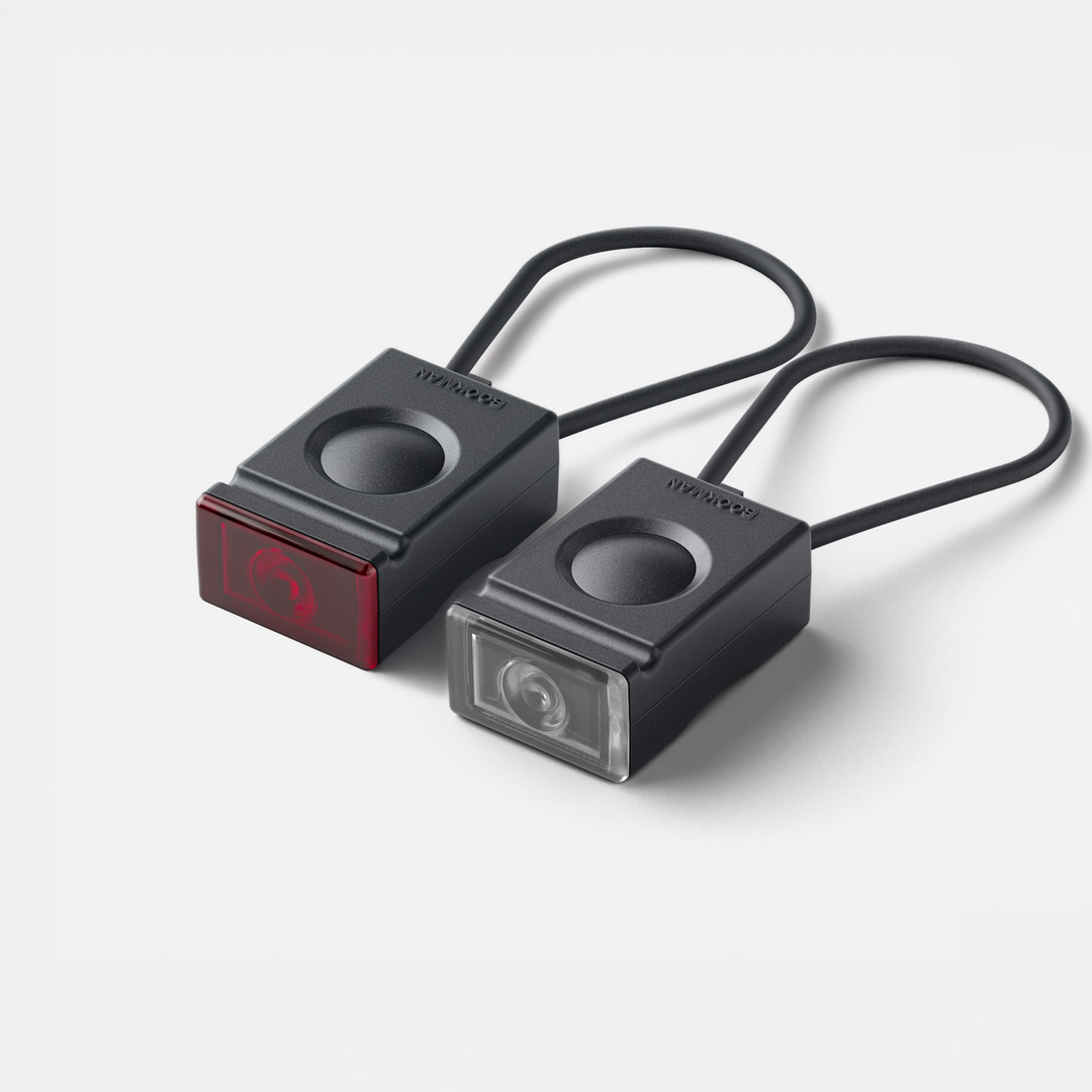Block Light bike lights front and rear bundle urban lights #color_black