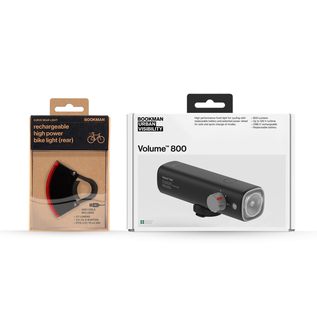 Volume 800 + Curve Rear Light Bundle – BOOKMAN