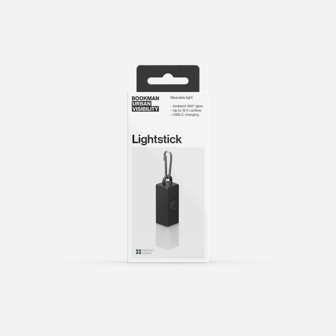 Bookman Lightstick wearable Light in packing #color_black