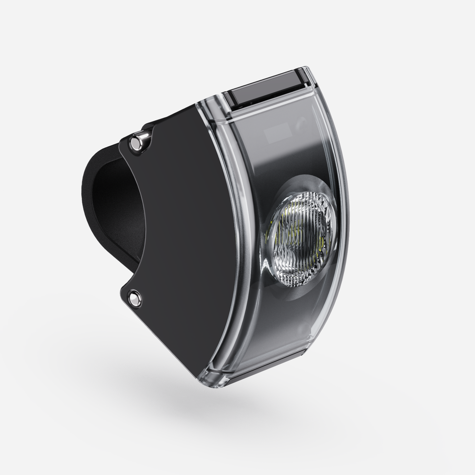 Curve Front Bike Light #color_black