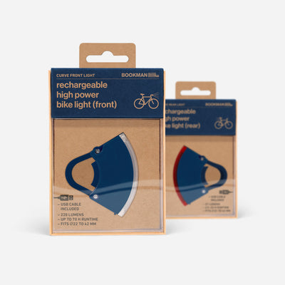 Curve bike light set in packaging #color_blue