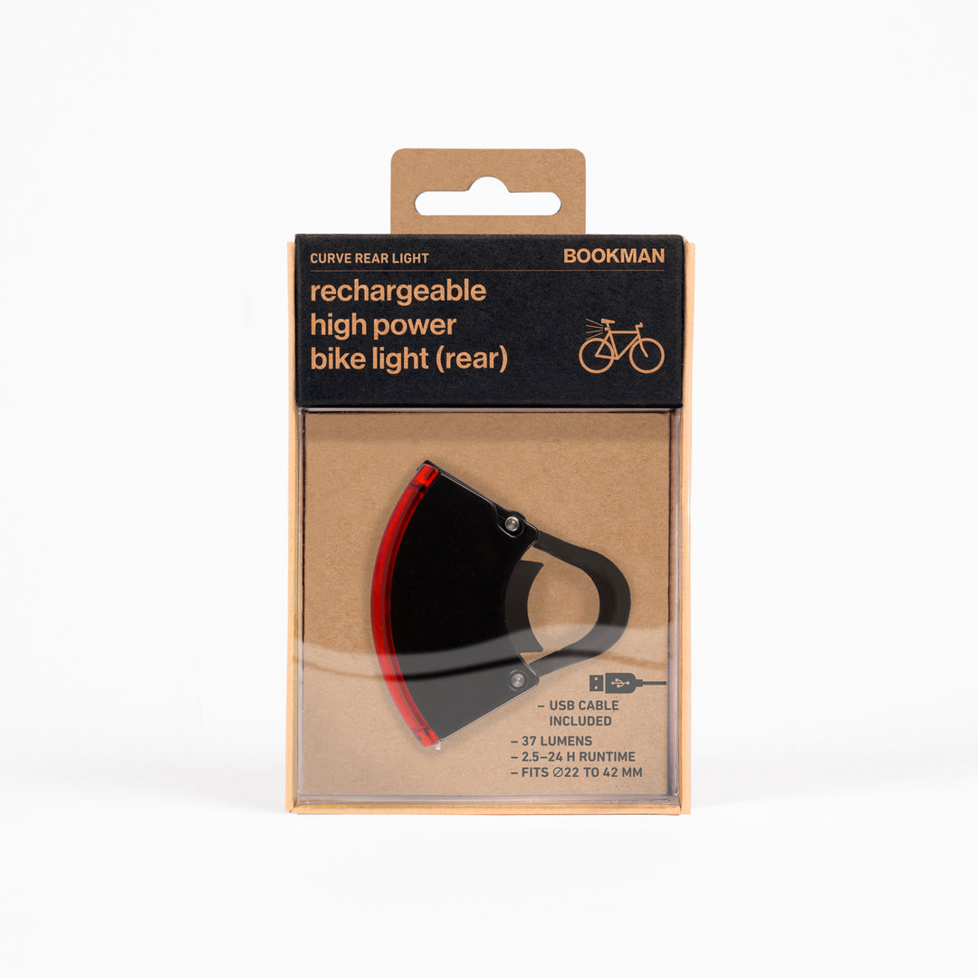 Curve rear bike light in packaging #color_black