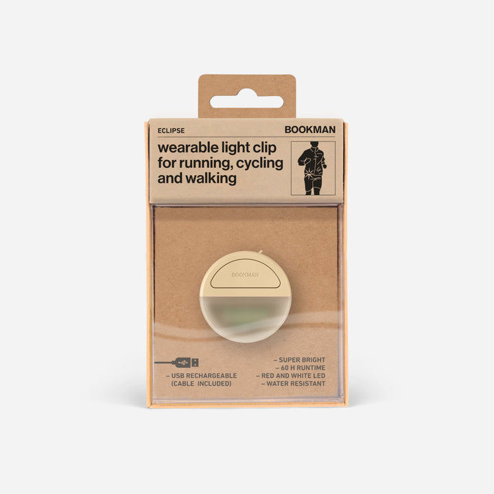 Eclipse wearable light in packaging #color_beige