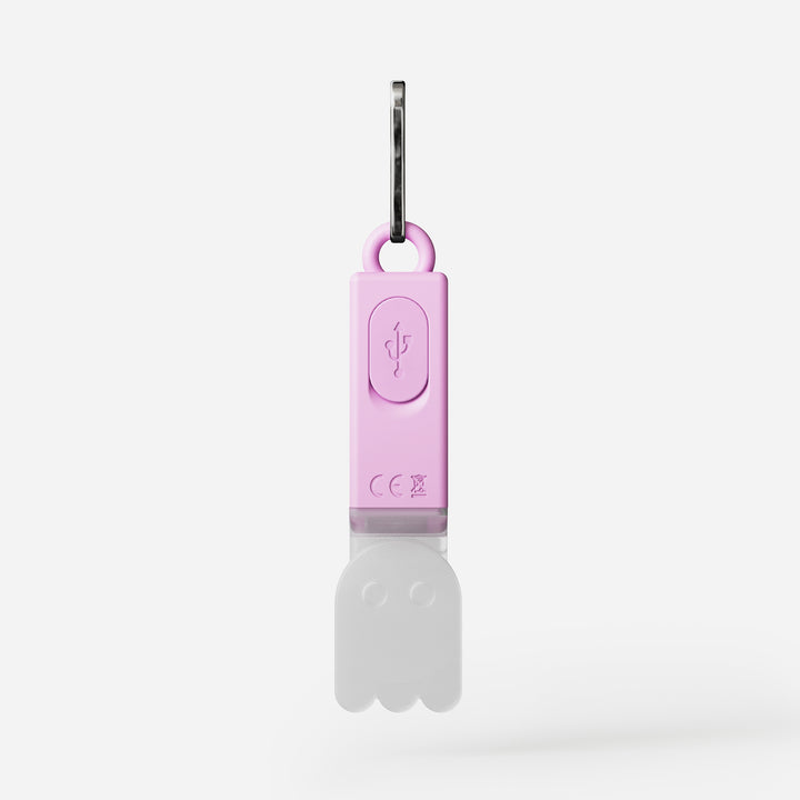 Zipper light for kids on back#color_ghost-pink