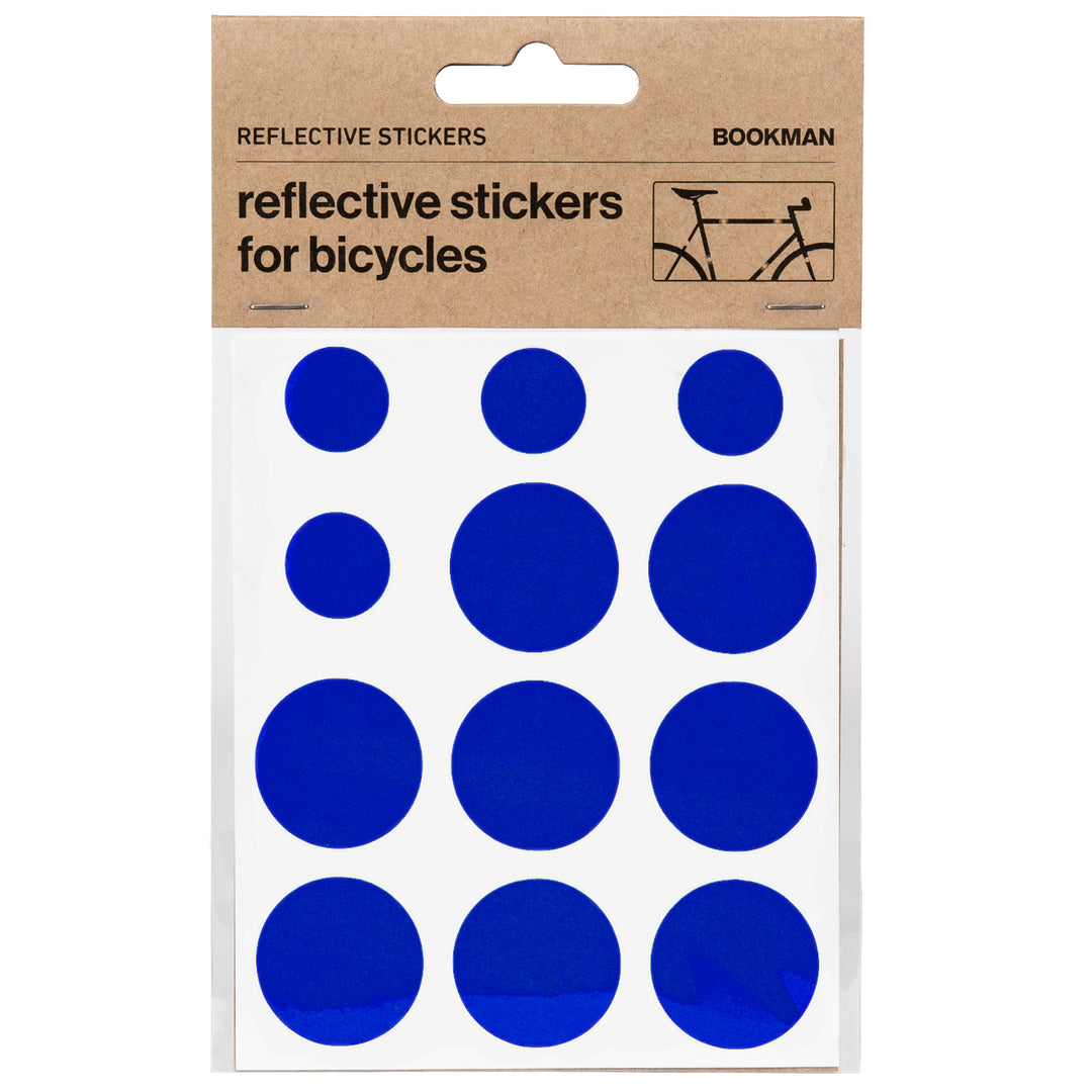 Reflective stickers dot in packaging #color_blue