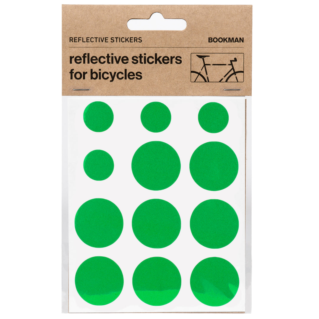 Reflective stickers dot in packaging #color_green