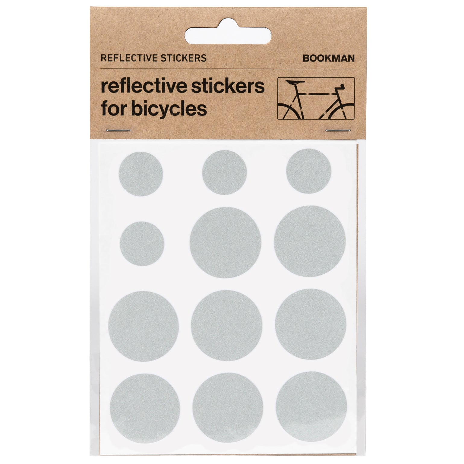Shop Bookman Reflective Stickers Flames White