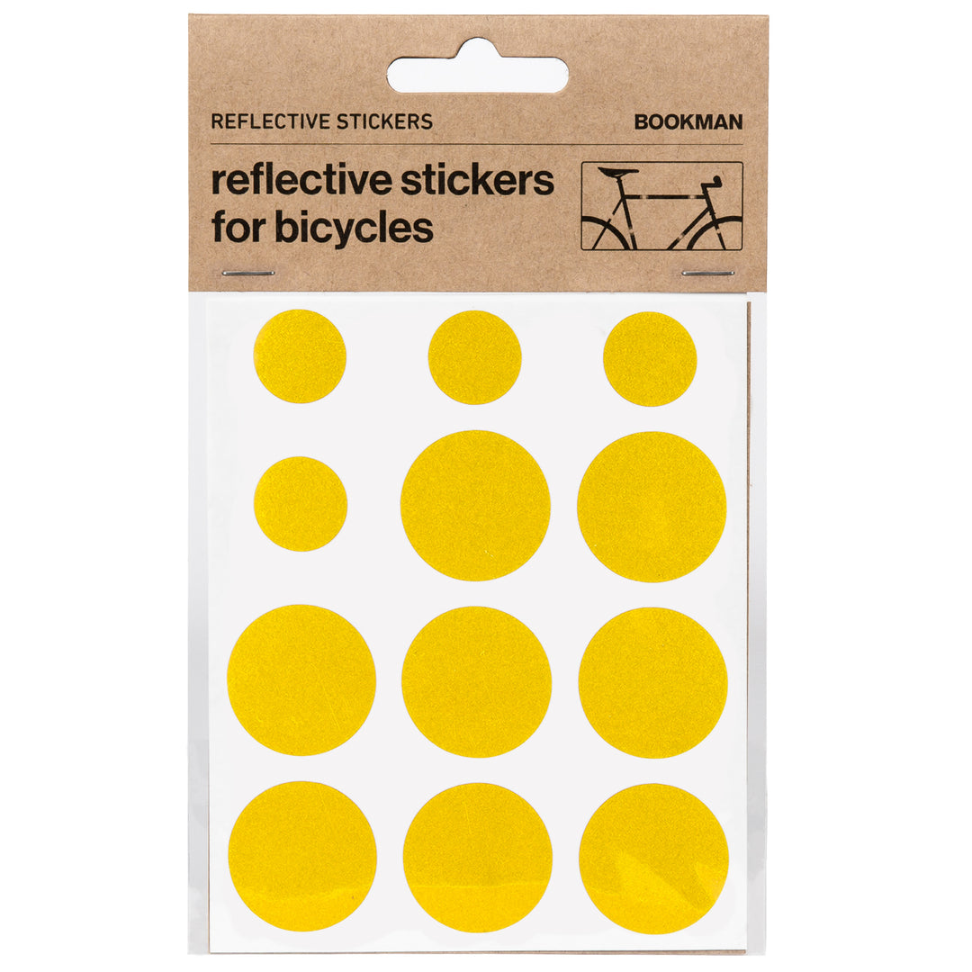 Reflective stickers dot in packaging #color_yellow