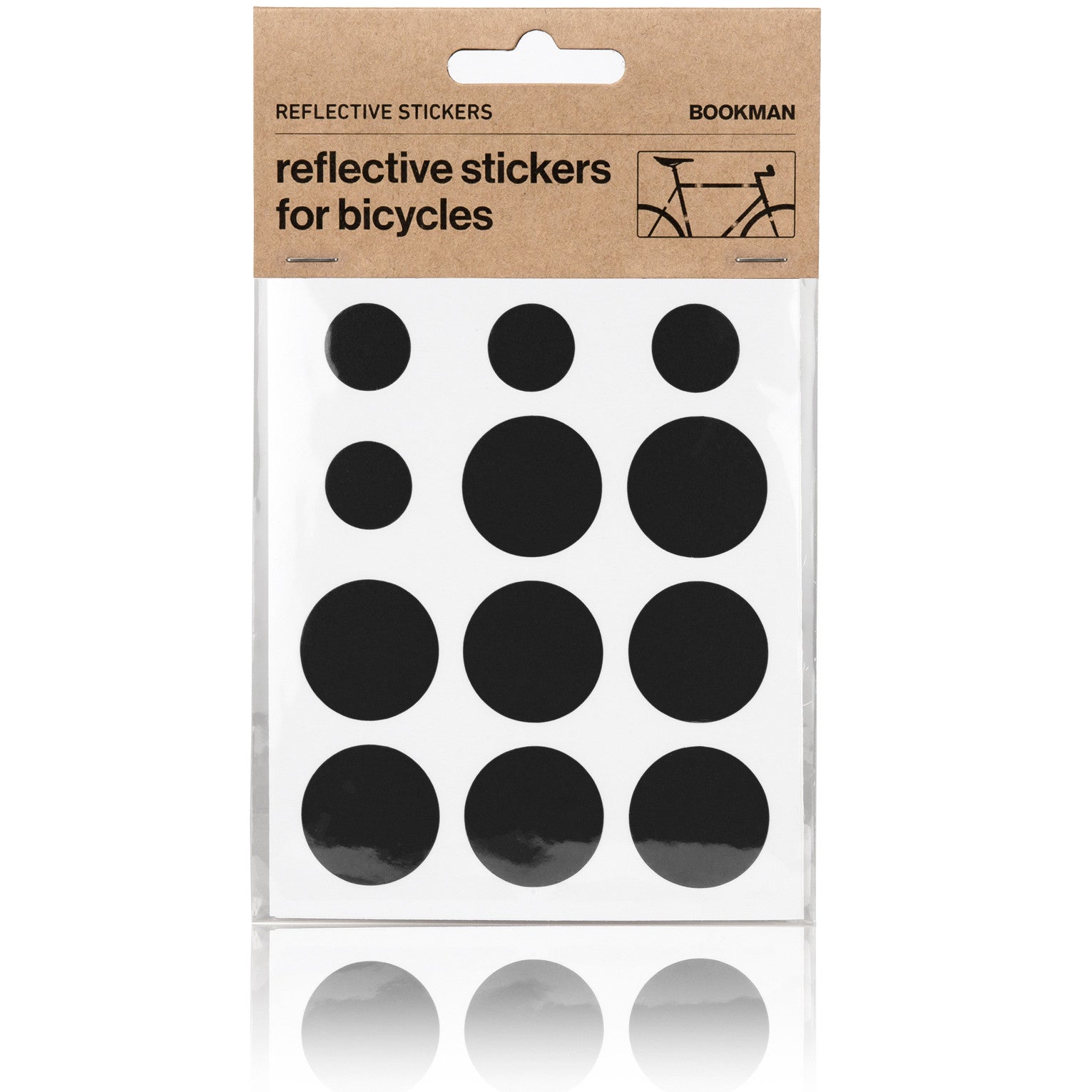 Kit de adhesivos reflectantes para bicicletas Bookman - Accesorios