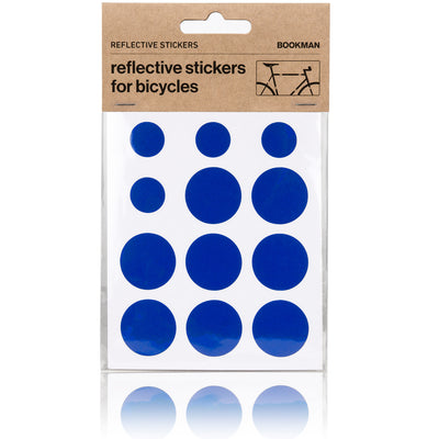 Reflective Dots Stickers for Bikes - Blue | BOOKMAN 