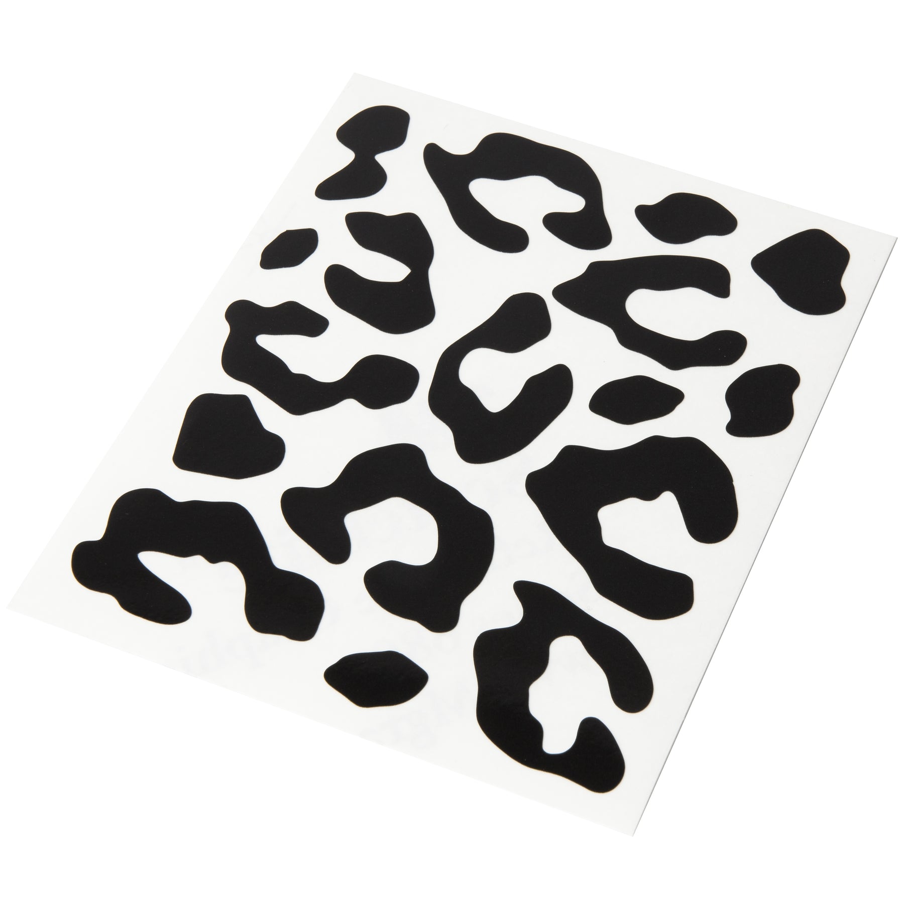 Bookman Reflective Leopard Print Stickers in Black to customize