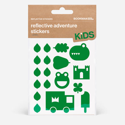 Reflective stickers kids in packaging #color_green