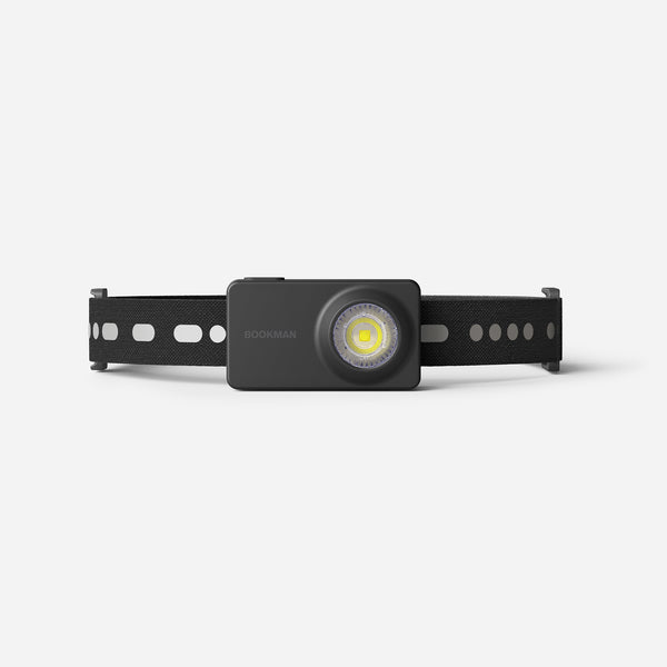 Monocle rechargeable headlamp from front #color_black