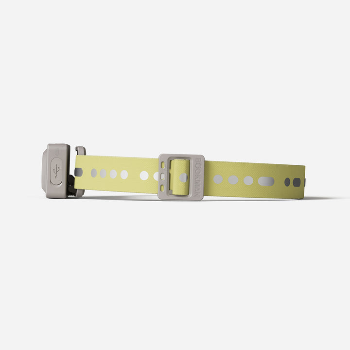 Monocle rechargeable headlamp from side #color_sandgray