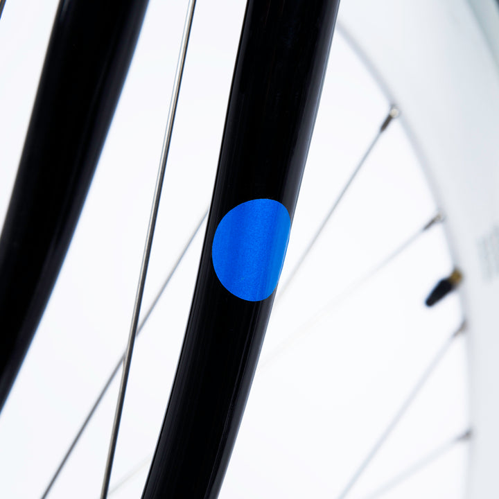 Reflective stickers dot on bike #color_blue