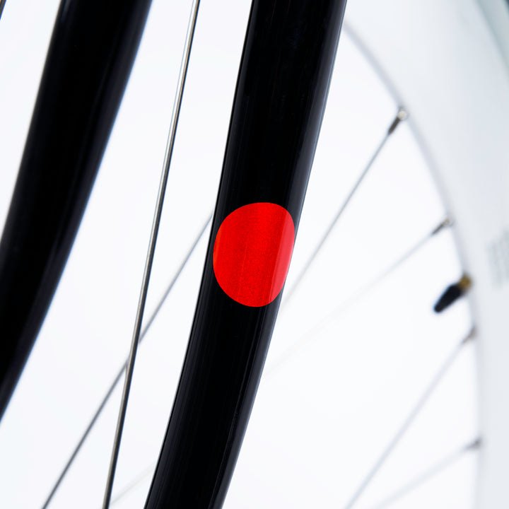 Reflective stickers dot on bike #color_red