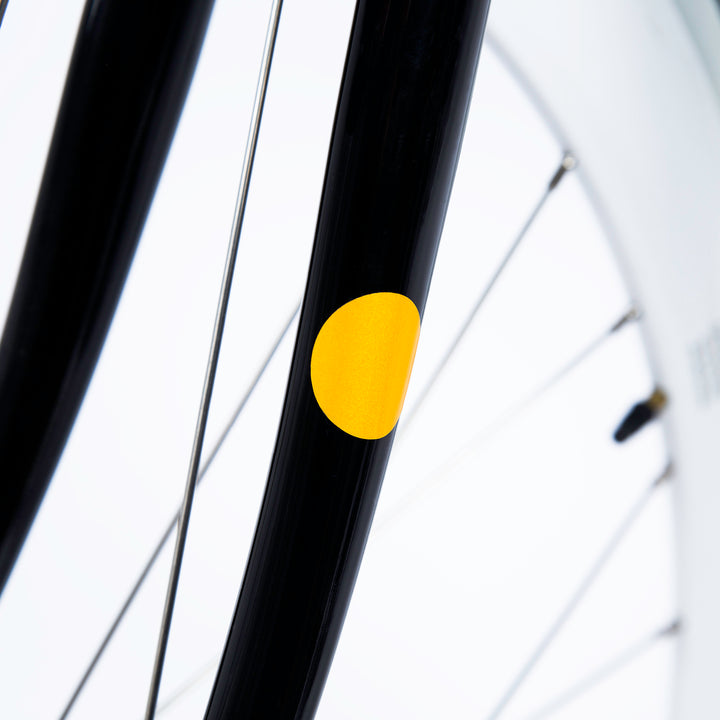 Reflective stickers dot on bike #color_yellow